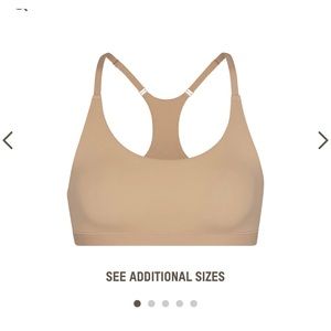 Skims Fits Everybody racerback bra in Clay